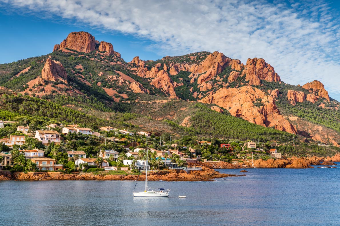 Massif of Esterel France
