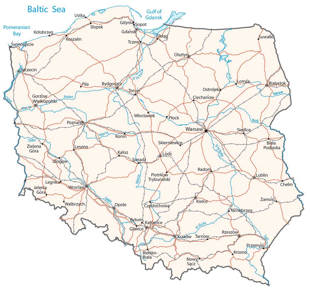 Poland Map